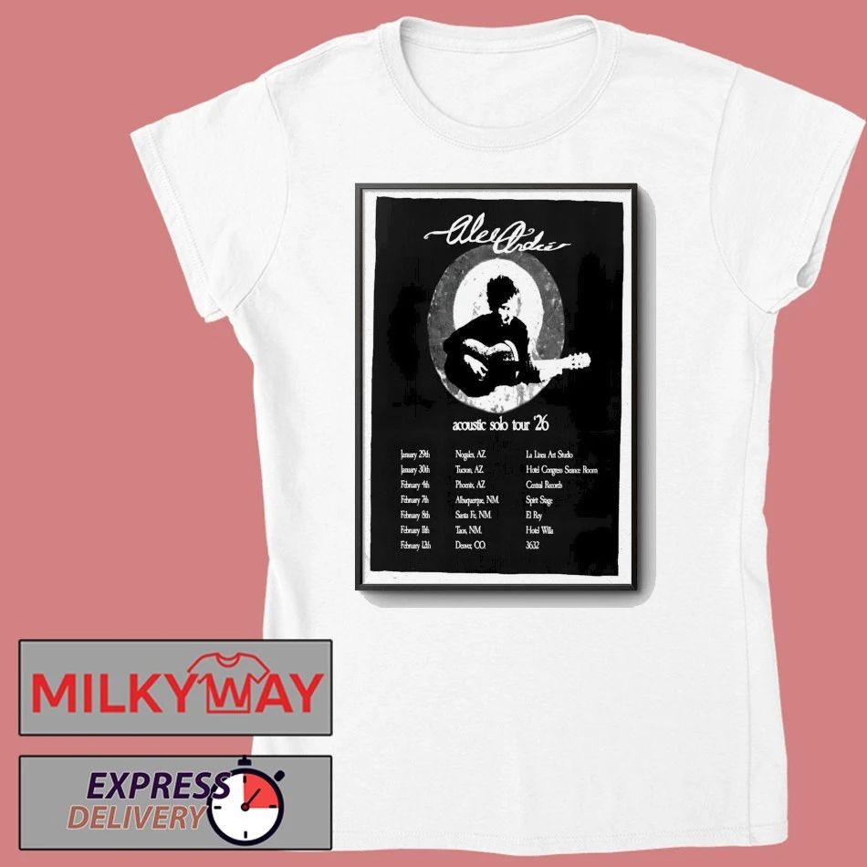 Alec André Ruvalcaba Acoustic Solo 2026 Shows Poster shirt