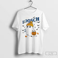 Classic Boosch Cute Ghost Holding Bush Light Beer Pumpkin Basket Halloween