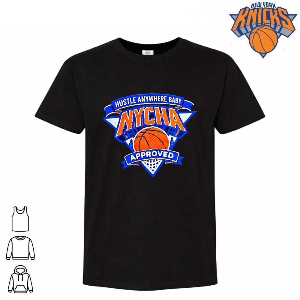 New York Knicks Champions NBA 2026 NYCHA Approved Basketball Graphic Shirt