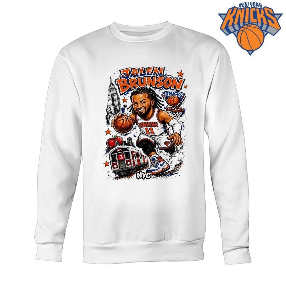 Jalen Brunson New York Knicks NYC Subway Caricature NBA Finals 2026 shirt