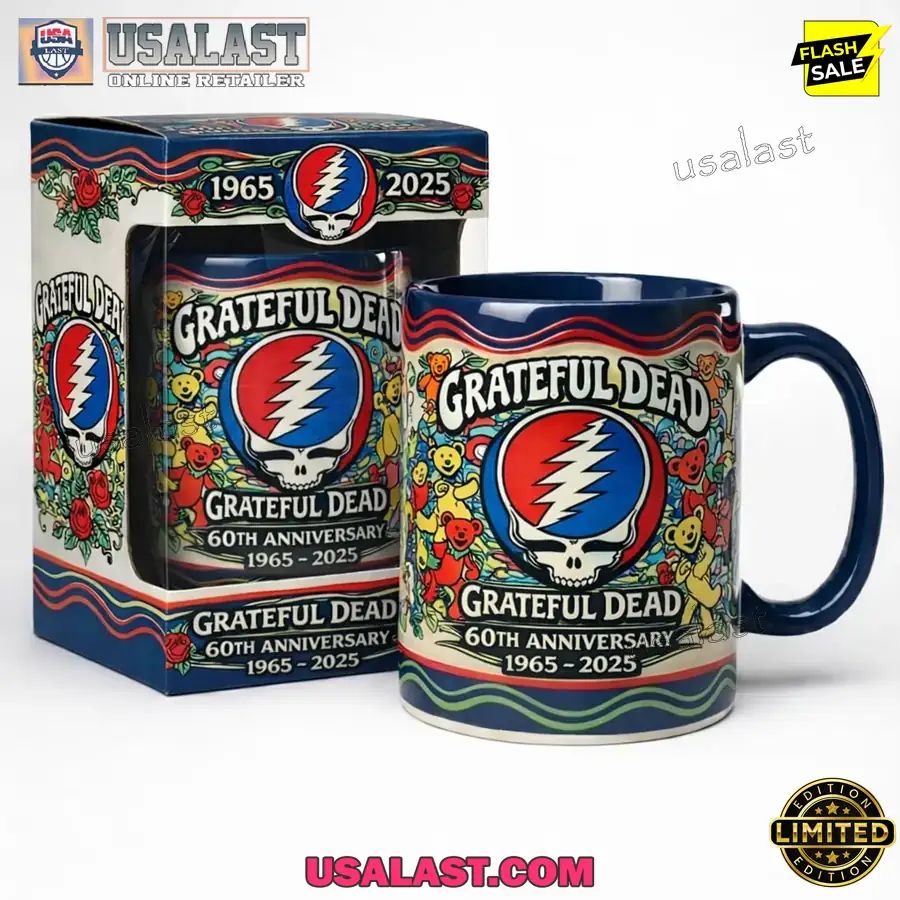 Grateful Dead 60th Anniversary Coffee Mug