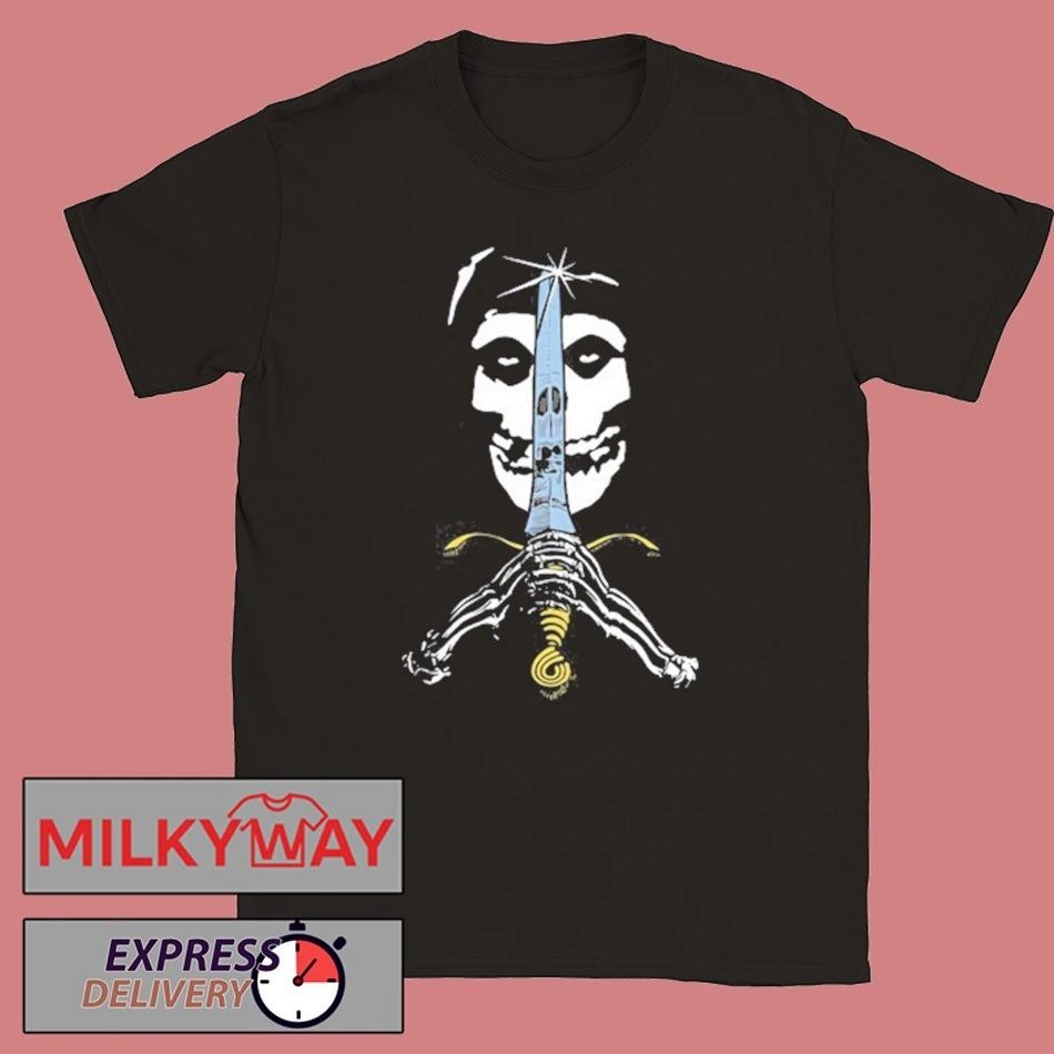 Lost & Found Black Shirt Sword And Skull shirt