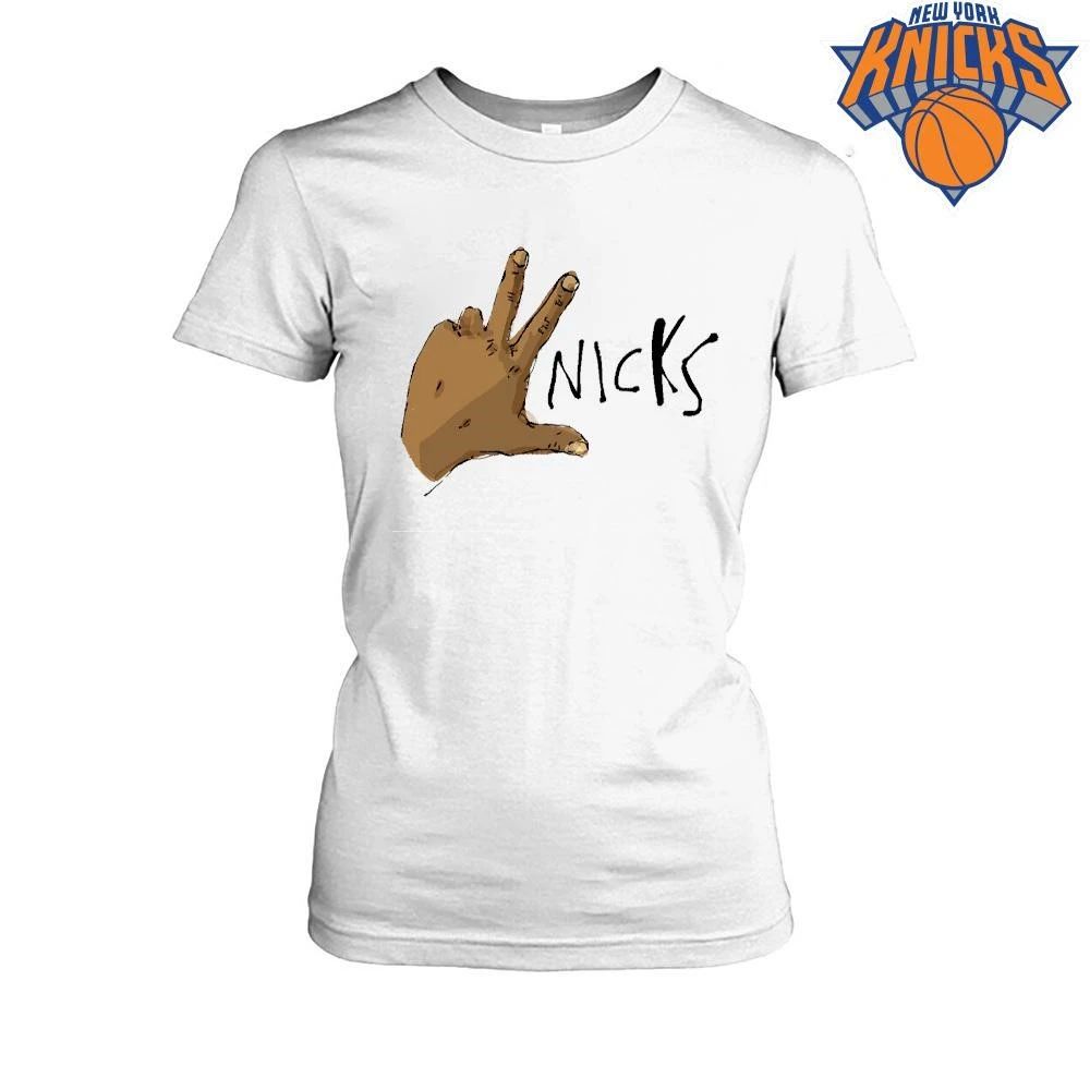 New York Knicks Champions NBA 2026 Three Point Celebration Hand Sign Shirt