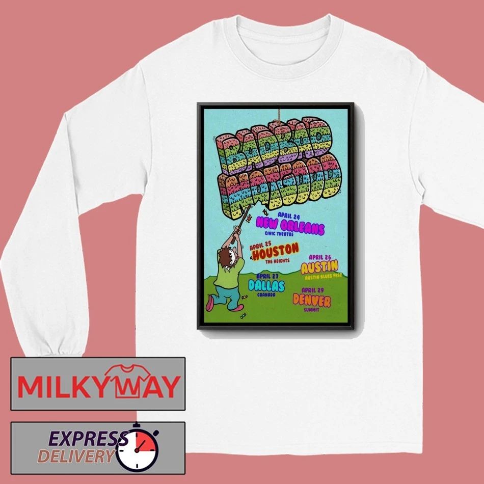 BadBadNotGood Tour US April 2026 Poster shirt