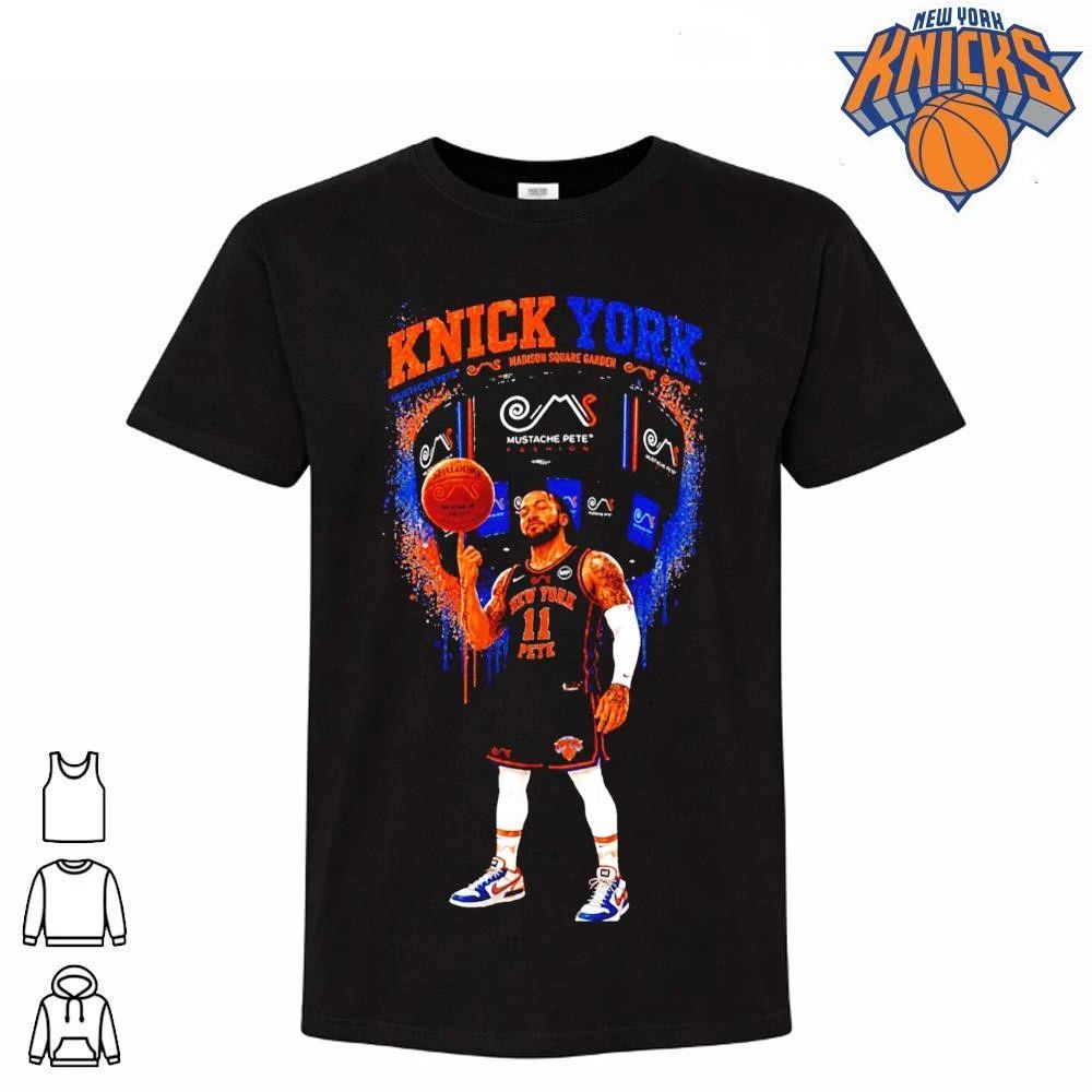 Knick York Jalen Brunson Madison Square Garden Mustache Pete Fashion NBA Finals 2026 Shirt