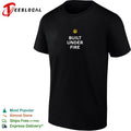Built Under Fire Ukraine Trident Patriotic T-shirt