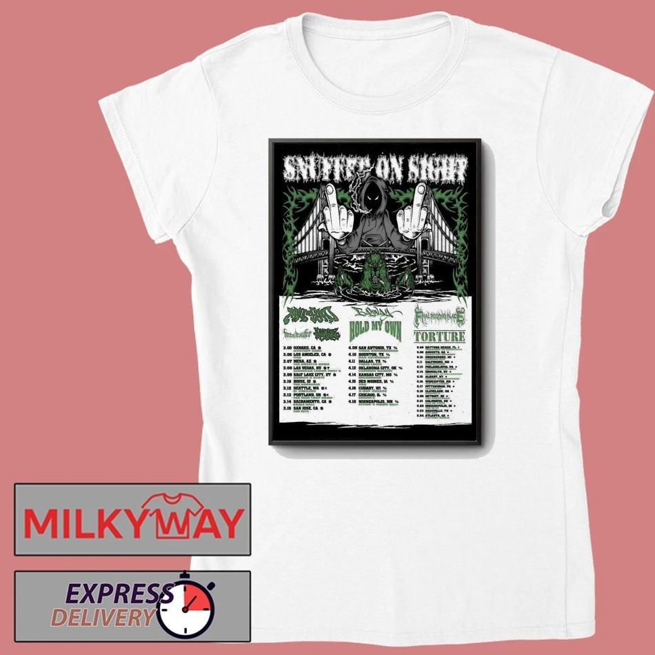 SNUFFED ON SIGHT Spring 2026 Shows Poster shirt