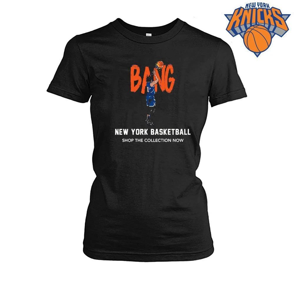 Jalen Brunson Bang New York Knicks Basketball Fire Flame Shirt