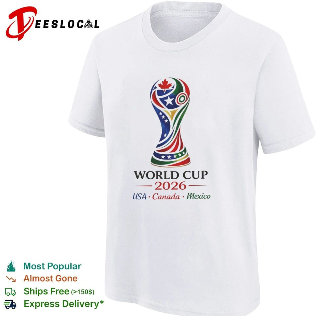 World Cup 2026 USA Canada Mexico Global Soccer Tournament 2026 Host Nations T-shirt