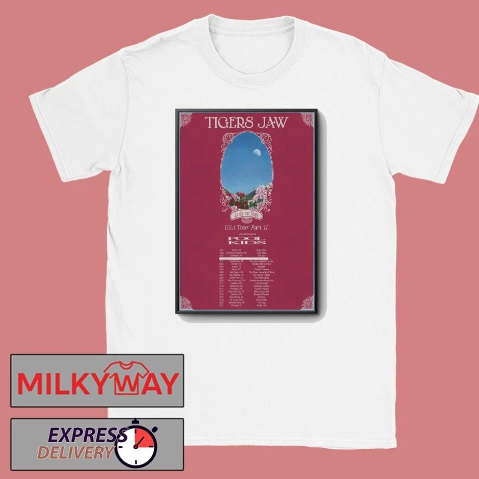 Tigers Jaw With Pool Kids USA Tour 2026 Poster shirt