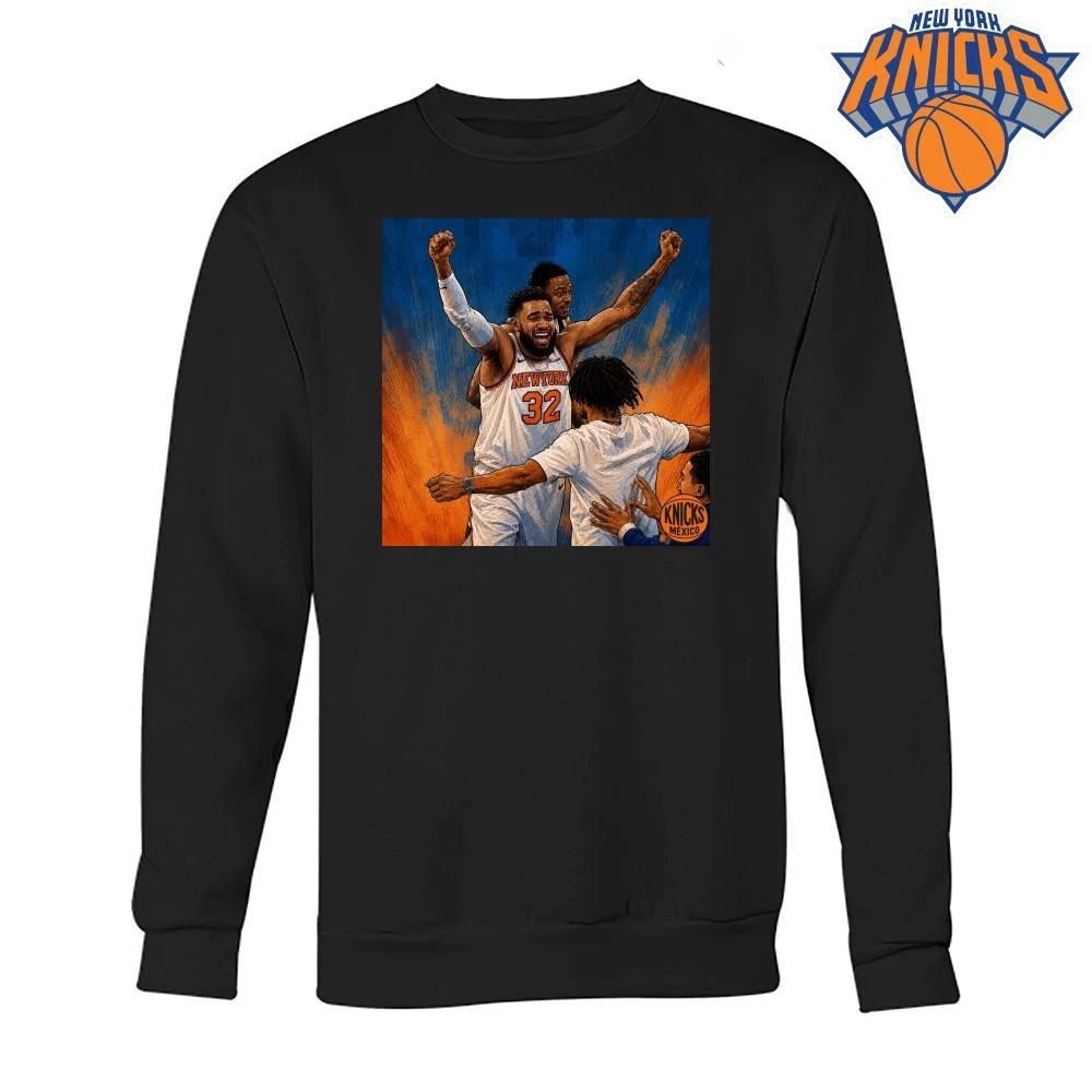 New York Knicks Karl Anthony Towns Celebration Graphic NBA Finals 2026 Shirt