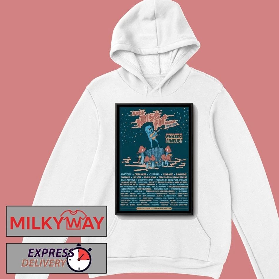 Noise Pop Festival San Francisco CA 2 19-3 1 2026 Poster shirt