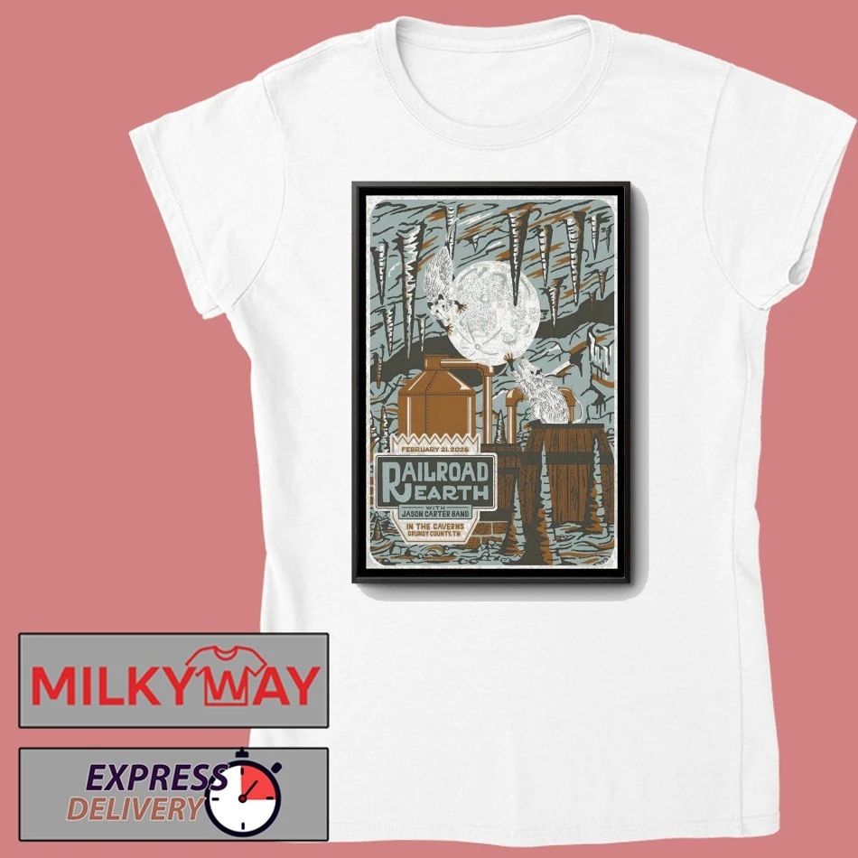 Railroad Earth The Caverns In Grundy County TN Feb 21 2026 Poster shirt