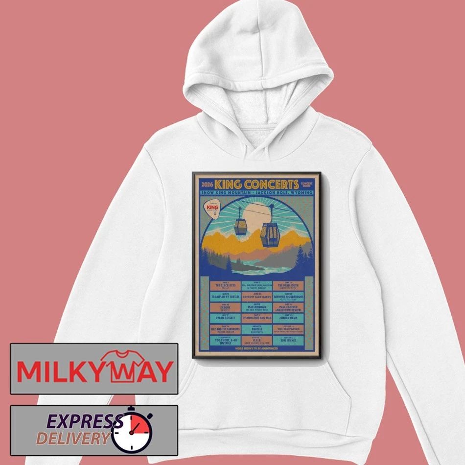 Poster King Concert Tour June – July 2026 shirt