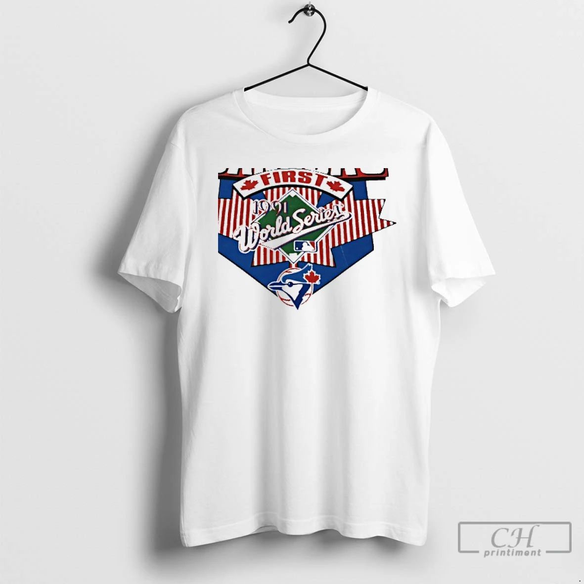 Classic Toronto Blue Jays 1991 Canadas First World Series T Shirts