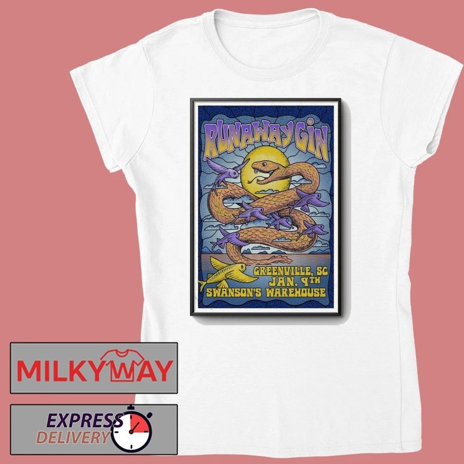 Funny Runaway Gin 2026 Poster Grenville SC shirt