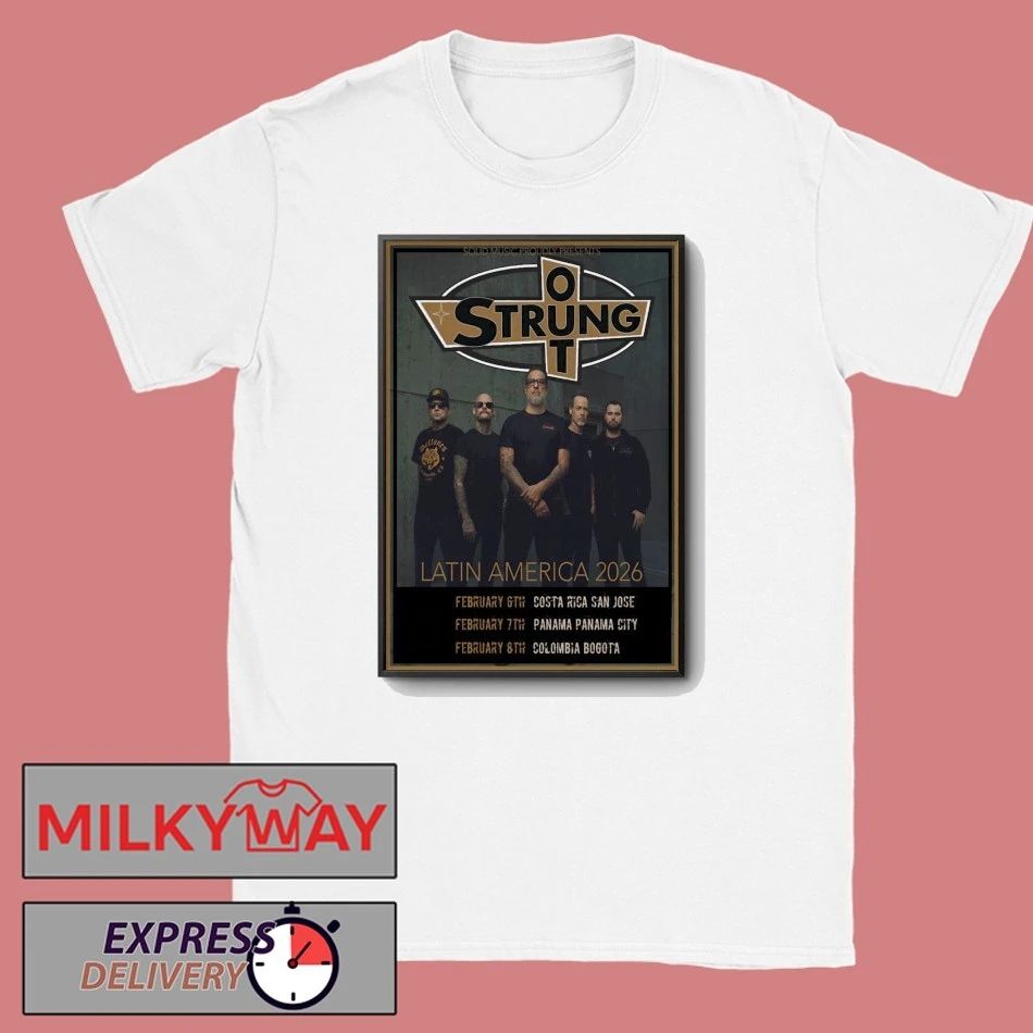 Strung Out Latin America 2026 Shows Poster shirt