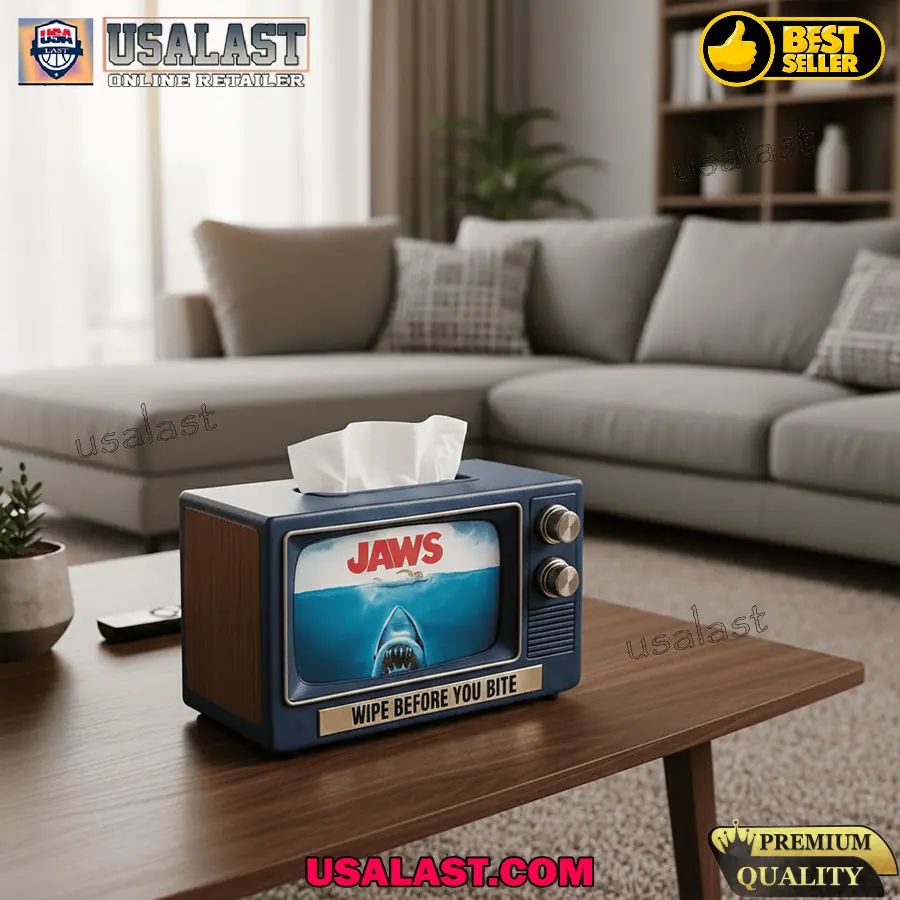 Jaws Movie Custom 3D Plastic Tissue Box