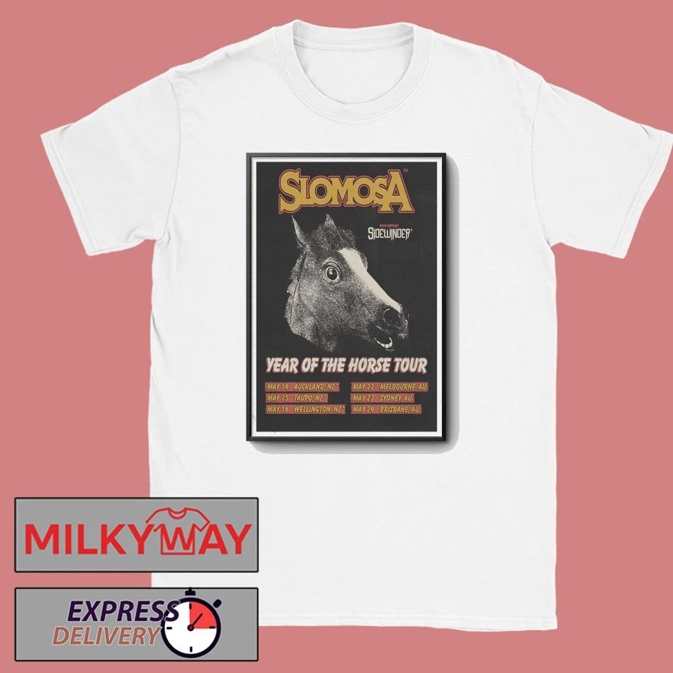 Slomosa Year Of The Horse 2026 Tour Poster shirt
