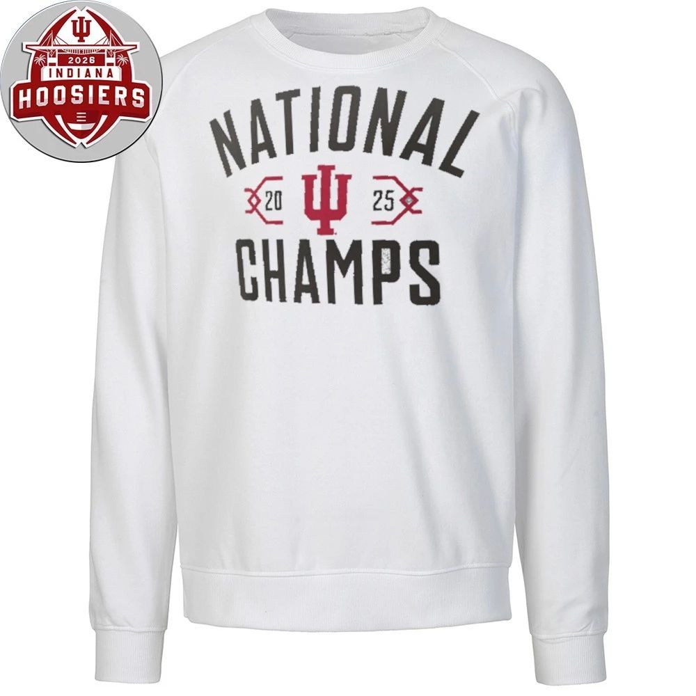 Indiana Hoosiers College Football Playoff 2025 National Champions Bracket T-Shirt