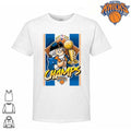 New York Knicks Champions NBA 2026 Father Knickerbocker Mascot Trophy Cartoon Shirt