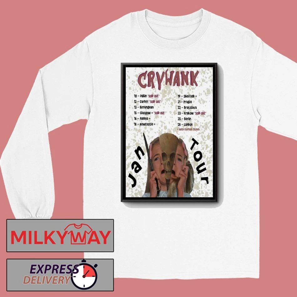 Crywank Jan 2026 Tour Poster shirt