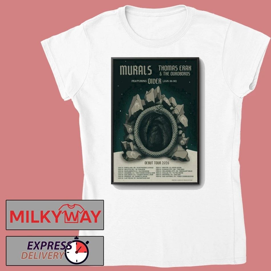 2026 Thomas Erak & The Ouroboros Debut Tour Poster shirt