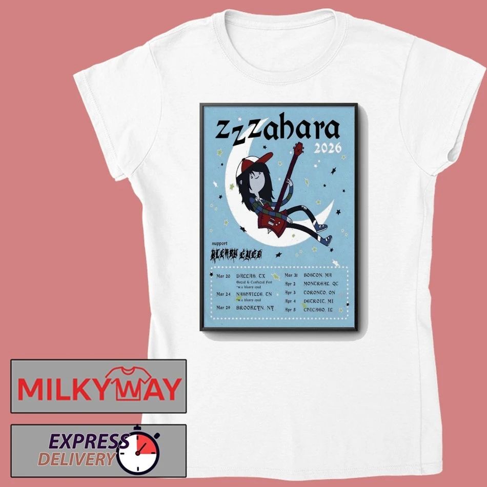 ZZZahara Tour Spring 2026 Poster shirt