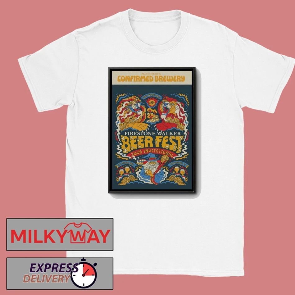 Firestone Walker Beer Fest Paso Robles, CA May 30 2026 Poster shirt
