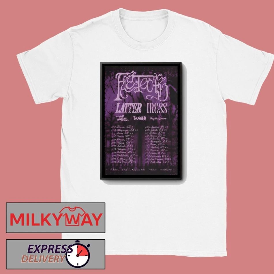 Faetooth US And Canada 2026 Tour Poster shirt