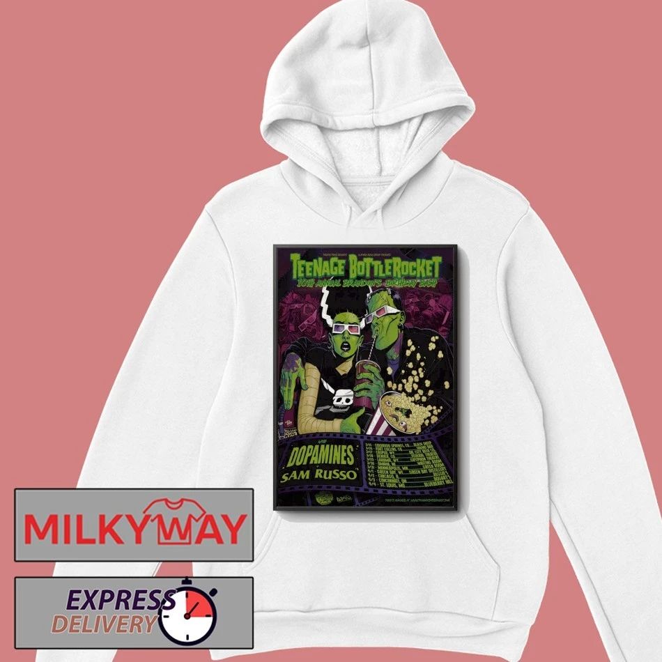 Teenage Bottlerocket 10th on’s Birthday Bash Tour Poster shirt