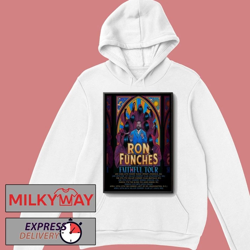 Ron Funches 2026 Faithful Tour Poster shirt