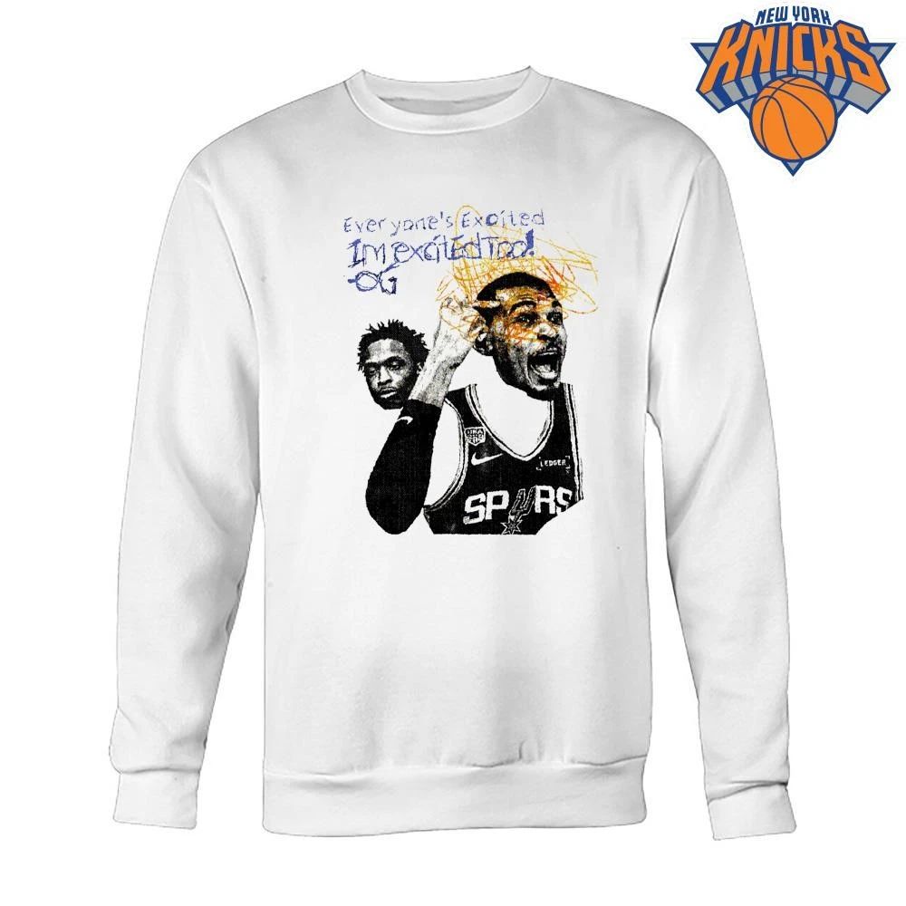 Victor Wembanyama Everyone’s Excited I’m Excited Too San Antonio Spurs Basketball 2026 NBA Finals Shirt