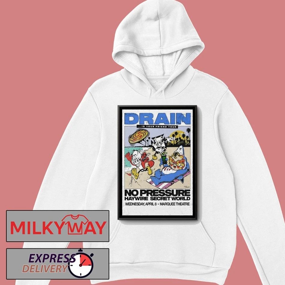 Drain Apr 8 2026 Marquee Theatre In Tempe AZ Poster shirt