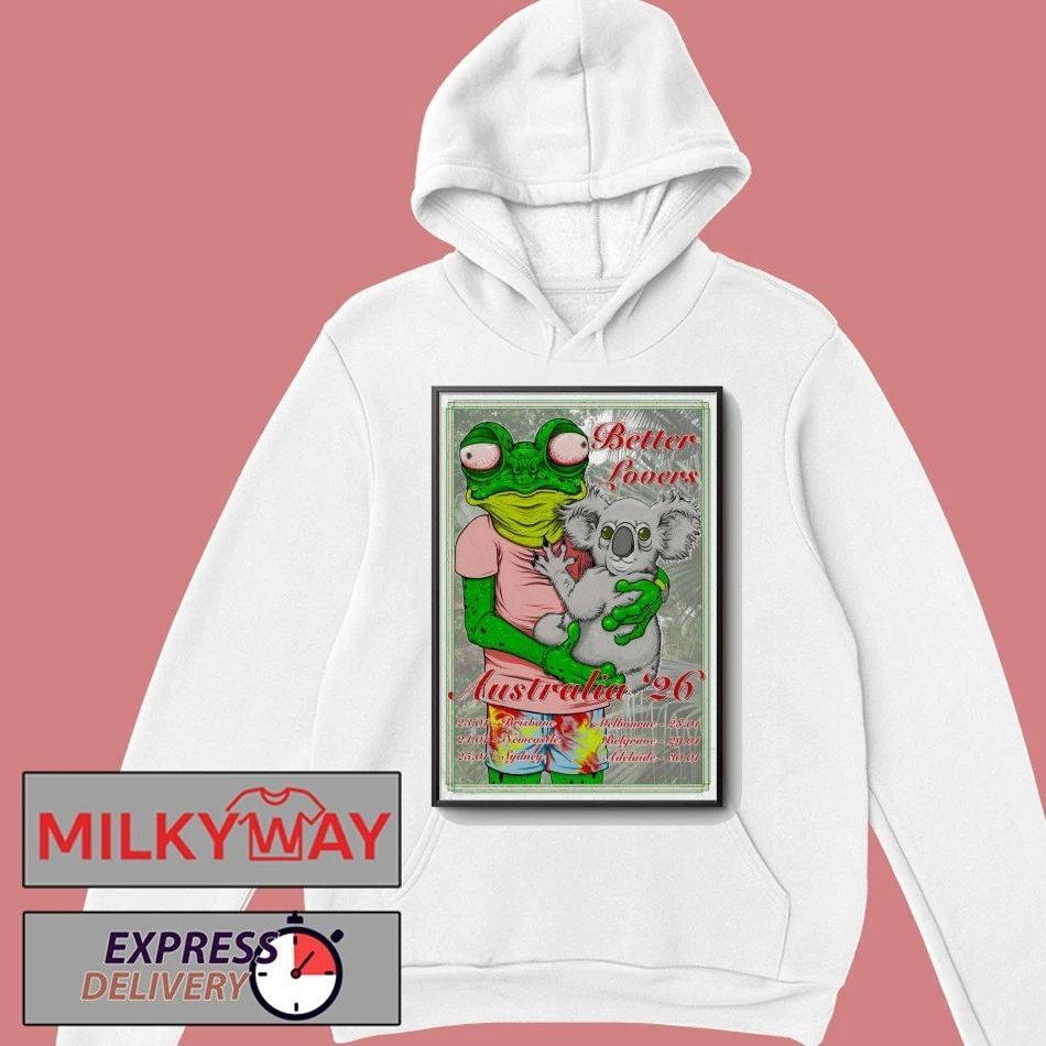 Better Lovers 2026 AUS Tour Poster shirt