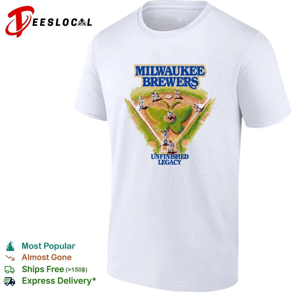Milwaukee Brewers Unfinished Legacy Baseball T-shirt