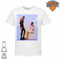 San Antonio Spurs Victor Wembanyama vs New York Knicks Jalen Brunson 2026 NBA Finals Cartoon Art Graphic Shirt