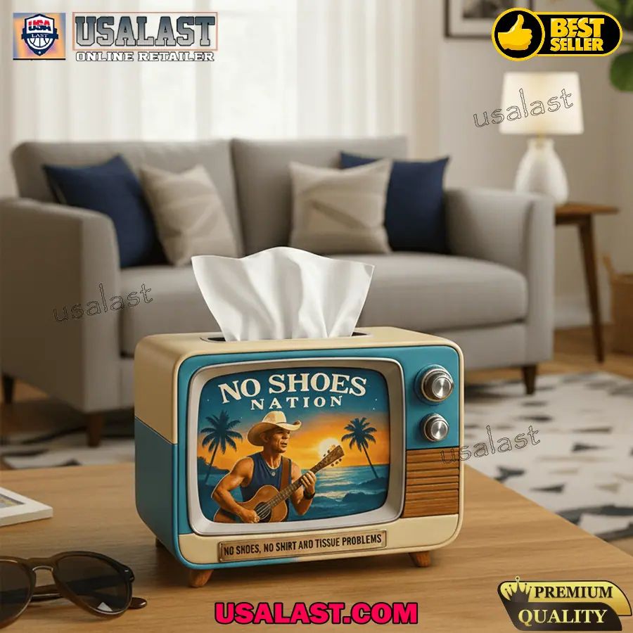 Kenny Chesney Custom 3D Plastic Tissue Box