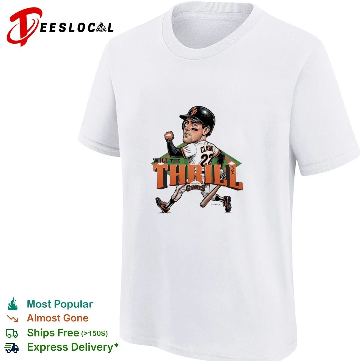 Will the Thrill Will Clark San Francisco Giants T-shirt