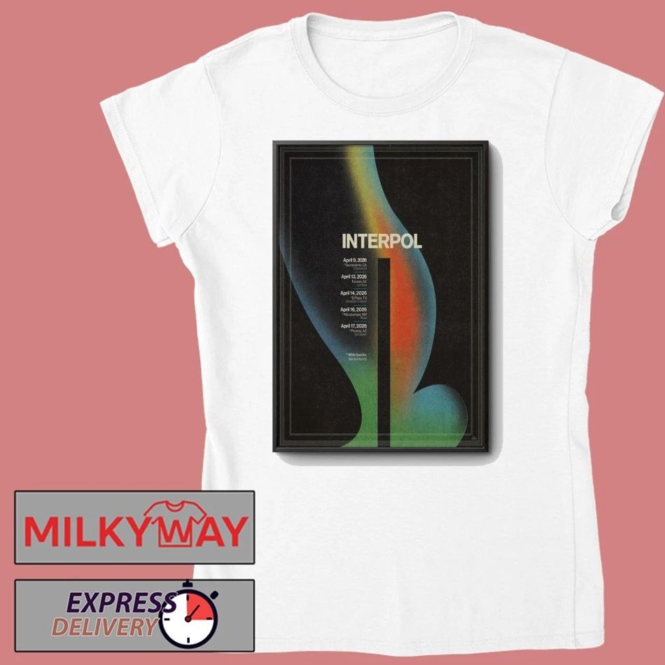Interpol Apr 9-17 2026 Phoenix AZ Poster shirt