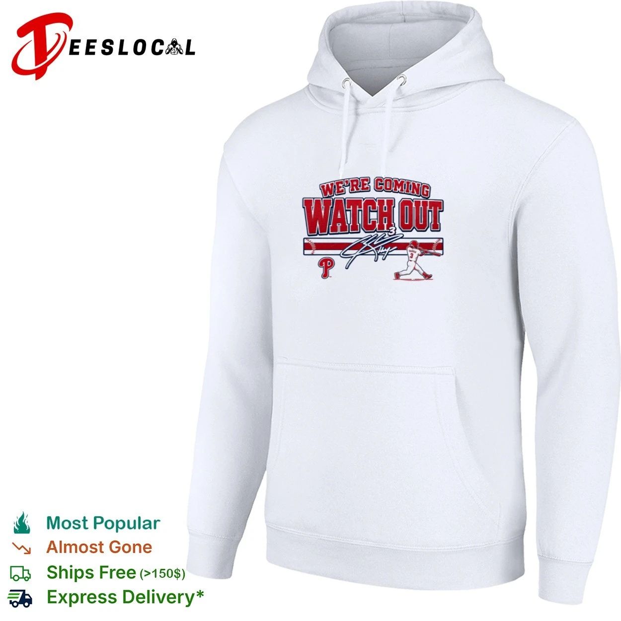 Bryce Harper We’re Coming Watch Out Philadelphia Phillies T-shirt