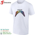 Golden State Valkyries Rainbow Multicolor Curved T-shirt