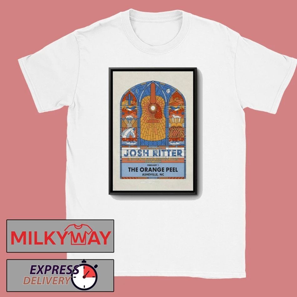Josh Ritter Feb 1 2026 The Orange Peel In Asheville NC Poster shirt