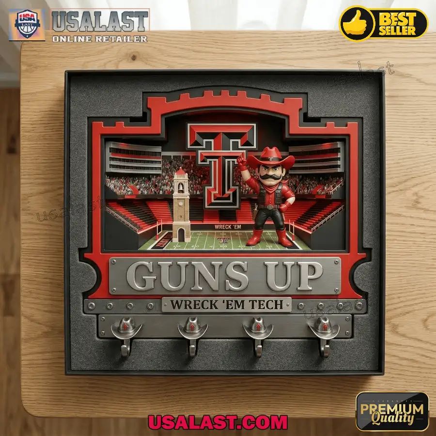 Texas Tech Red Raiders Premium Wall Key Holder