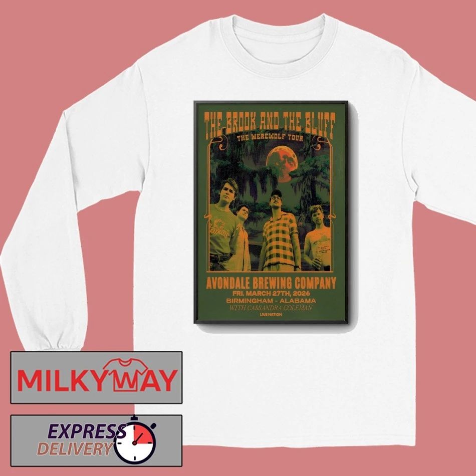 The Brook And The Bluff Tour Birmingham AL Mar 27 2026 Poster shirt