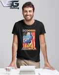 Los Angeles Dodgers Backbone Of America Flag T-Shirt