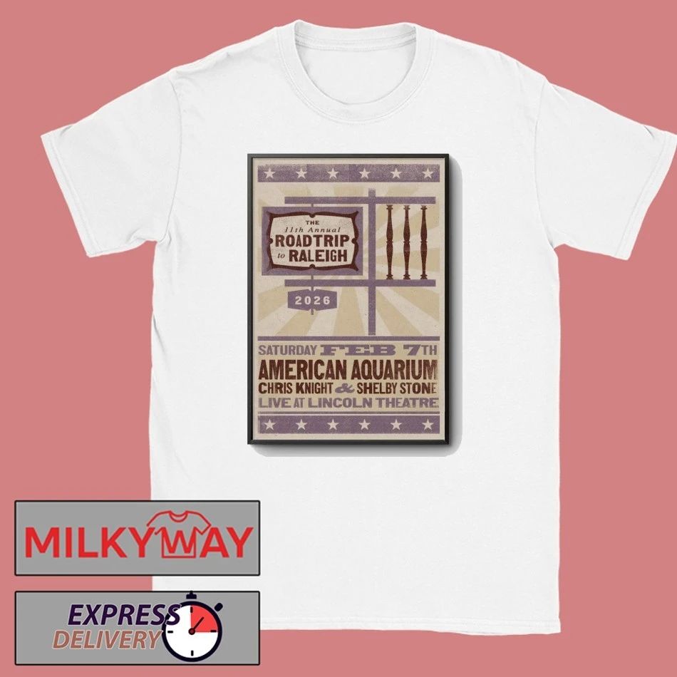 American Aquarium Lincoln Theatre On Feb 7 2026 Concert Poster shirt