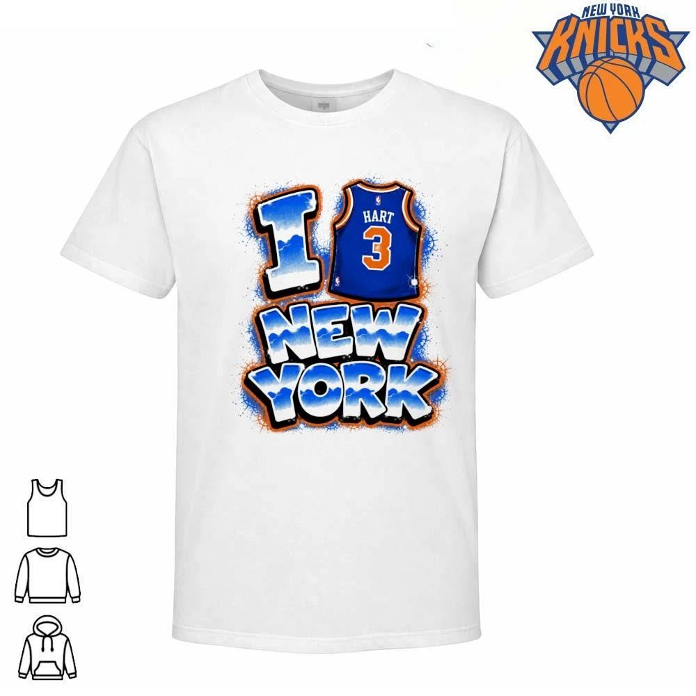 I Heart Josh Hart 3 Jersey New York Knicks Basketball Y2K Airbrush Graphic NBA Finals 2026 Shirt