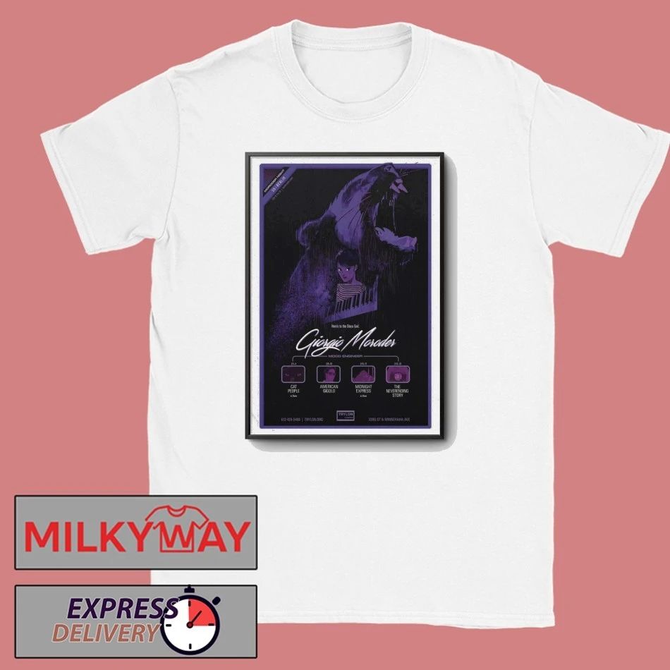 Giorgio Moroder, Mood Engineer 2026 Poster Trylon Cinema shirt