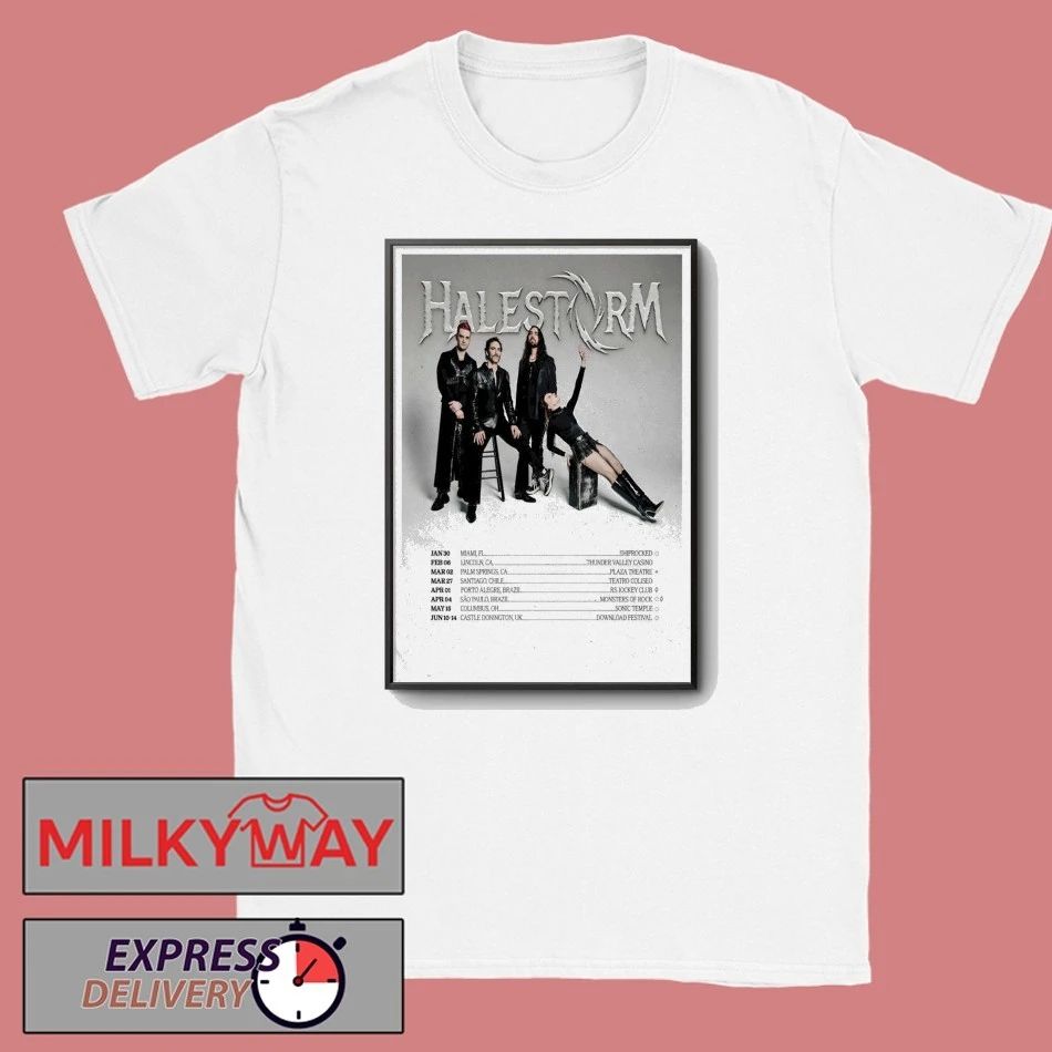 Poster HALESTORM Tour 2026 shirt